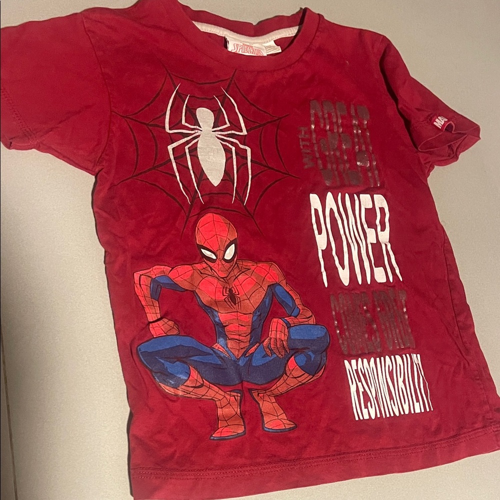 Red Spider-Man Graphic T-Shirt